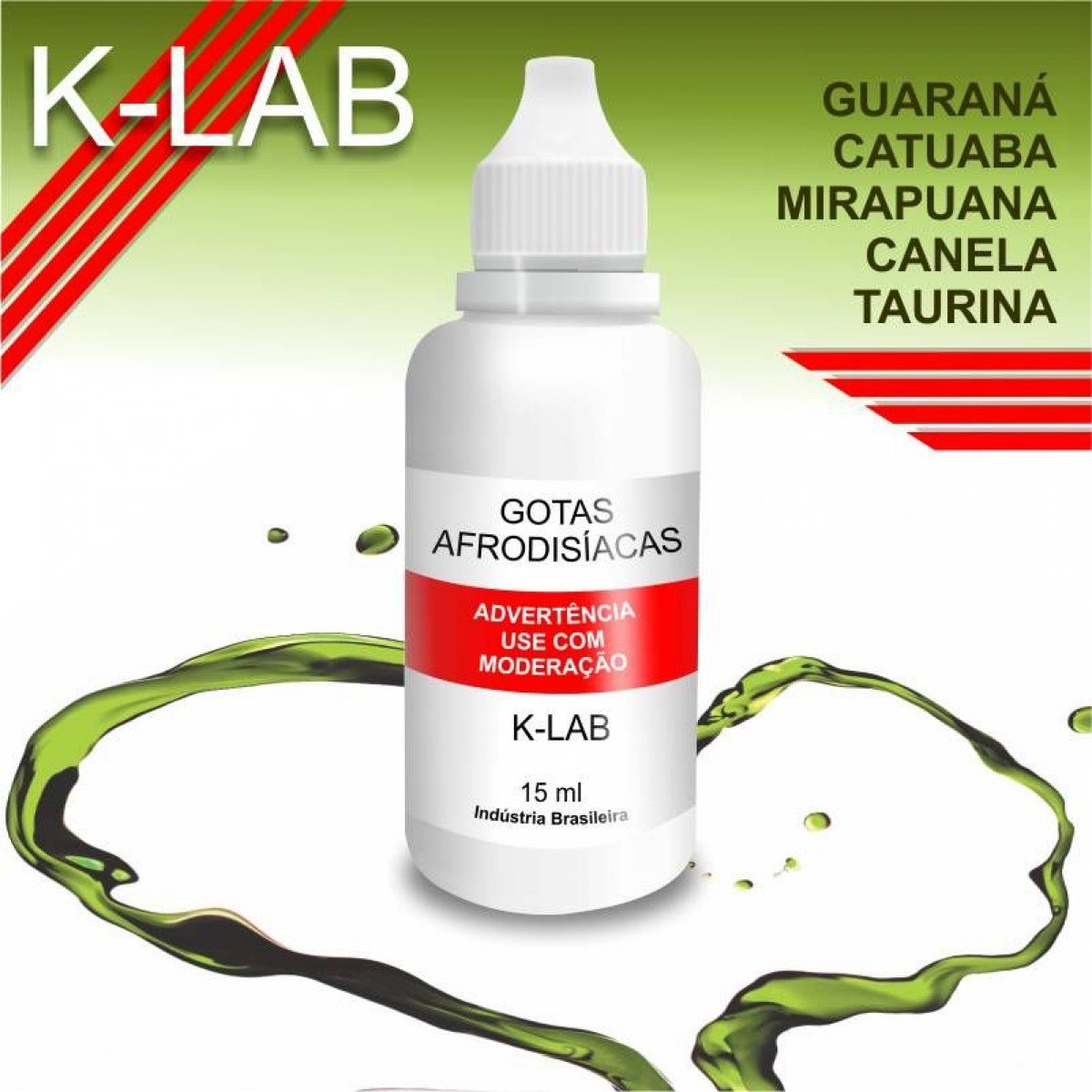 AFRODISIACO SICRET K-LAB 15ML - Chamas do Prazer Sex Shop