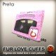 ALGEMA DE METAL COM PELUCIA (60GR) LOVE CUFFS PRETA - Chamas do Prazer Sex Shop