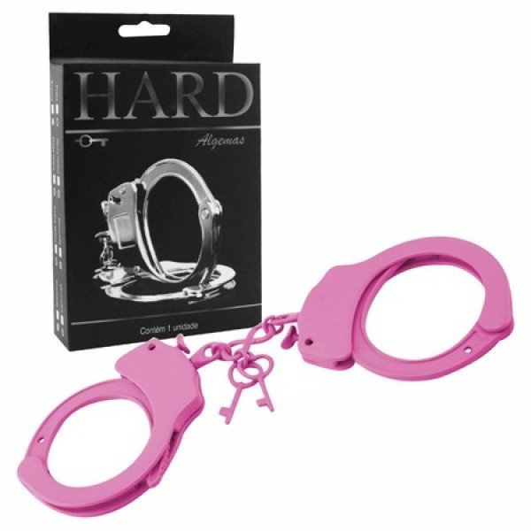 Algema Sensual Em Metal HARD - Rosa Algema Sensual Em Metal HARD - Rosa