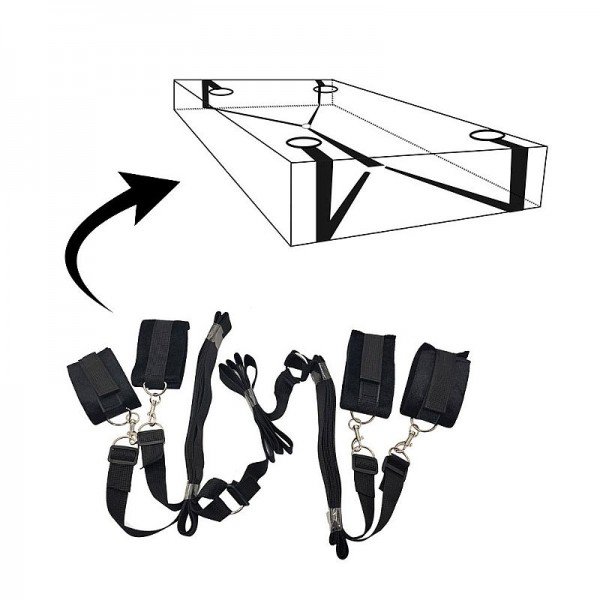 Separador de Tornozelo com Algema para Cama 3 - SI  Separador de Tornozelo com Algema para Cama 3 - SI