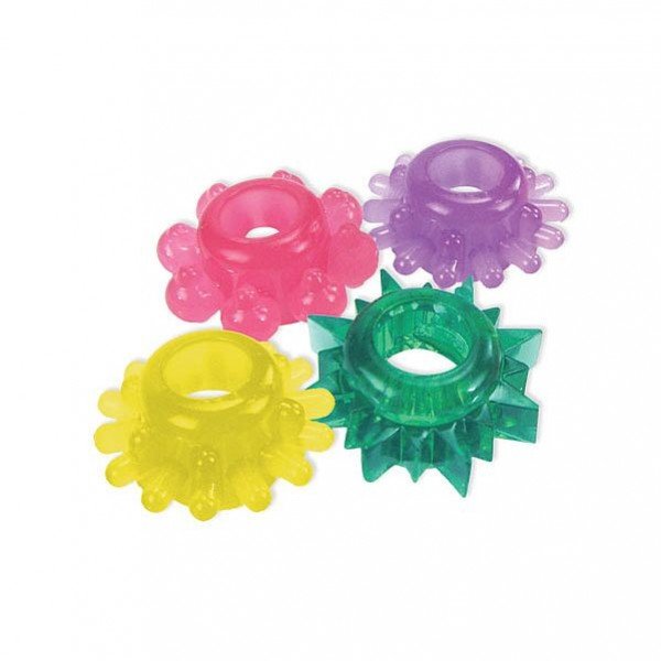 Anel Massageador em Silicone em vários Formatos e Cores