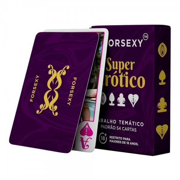 BARALHO TEMÁTICO SUPER ERÓTICO 54 CARTAS FOR SEXY BARALHO TEMÁTICO SUPER ERÓTICO 54 CARTAS FOR SEXY