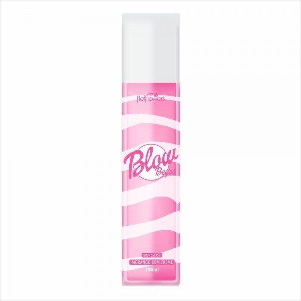 Body Splash Blow Beijos 180ml Hot Flowers - Morango com Creme Body Splash Blow Beijos 180ml Hot Flowers - Morango com Creme