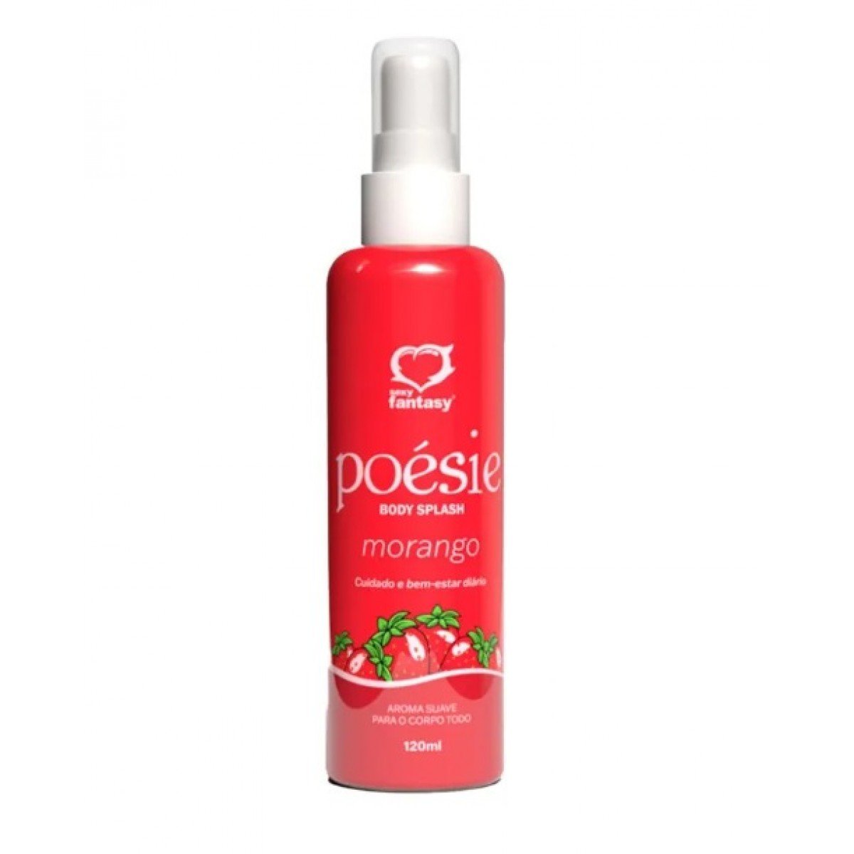 Body Splash Poésie 120ml Sexy Fantasy - Morango 
