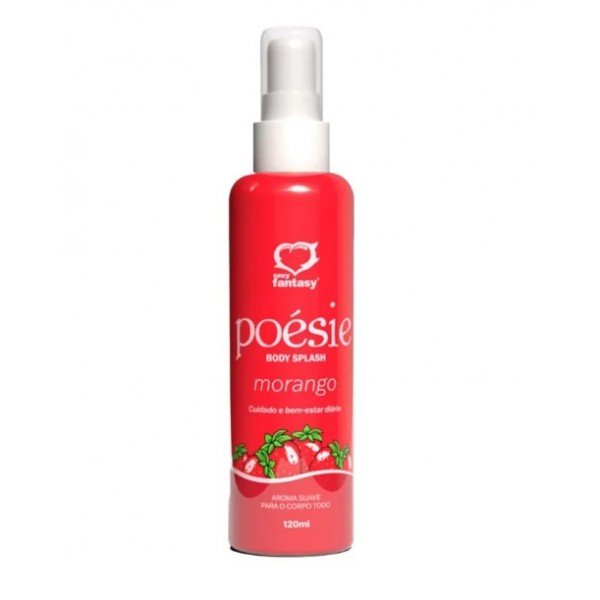 Body Splash Poésie 120ml Sexy Fantasy - Morango 