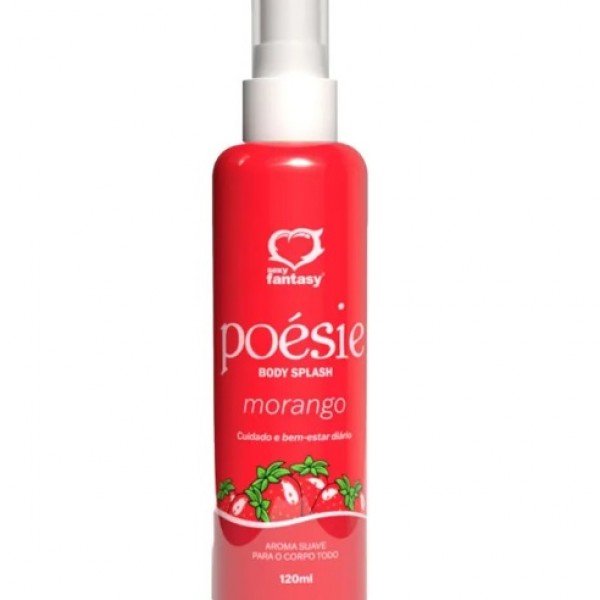 Body Splash Poésie 120ml Sexy Fantasy - Morango 