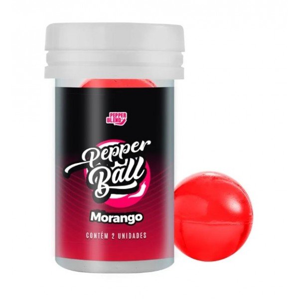 Bolinha Explosiva Saborosa com 2 unidades - Pepper Blend - Morango
