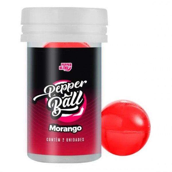Bolinha Explosiva Saborosa com 2 unidades - Pepper Blend - Morango