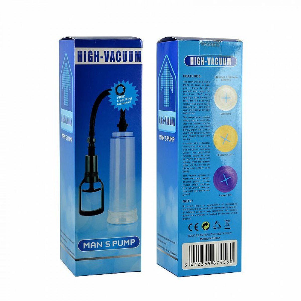 Bomba Manual Peniana Man's Pump - Pênis Maior - SI Bomba Manual Peniana Man's Pump - Pênis Maior - SI