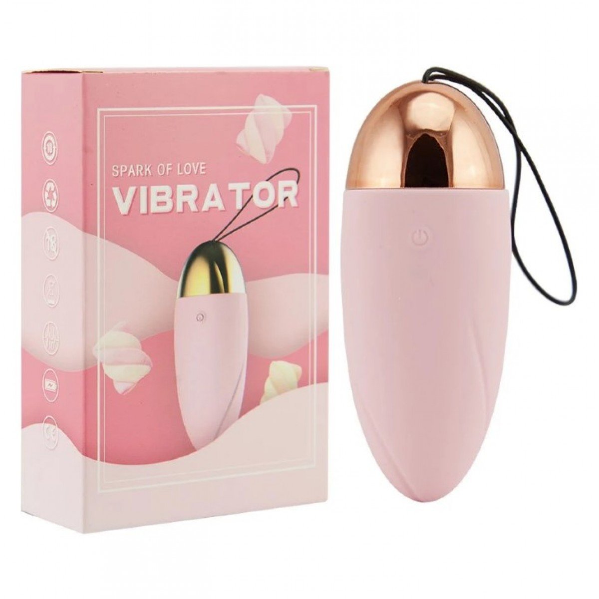 Vibrador Bullet Silicone Super Macio Vipmix - 10 Modos de Vibrações