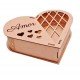 Caixa Coração Cesta MDF Caixa Coração Cesta MDF