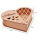 Caixa Coração Cesta MDF Caixa Coração Cesta MDF