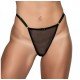 Calcinha String de Tule Personalizável - Yaffa Lingerie - Preta Calcinha String de Tule Personalizável - Yaffa Lingerie - Preta