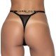 Calcinha String de Tule Personalizável - Yaffa Lingerie - Preta Calcinha String de Tule Personalizável - Yaffa Lingerie - Preta