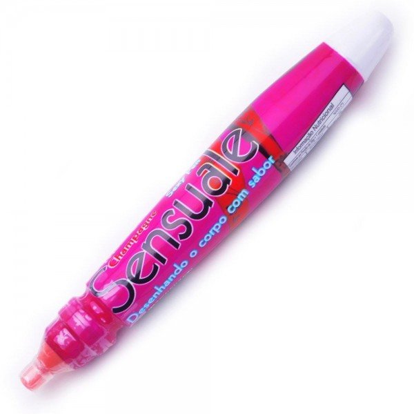 CANETA COMESTIVEL SEX PEN SENSUALE - MORANGO COM CHAMPANHE CANETA COMESTIVEL SEX PEN SENSUALE - MORANGO COM CHAMPANHE