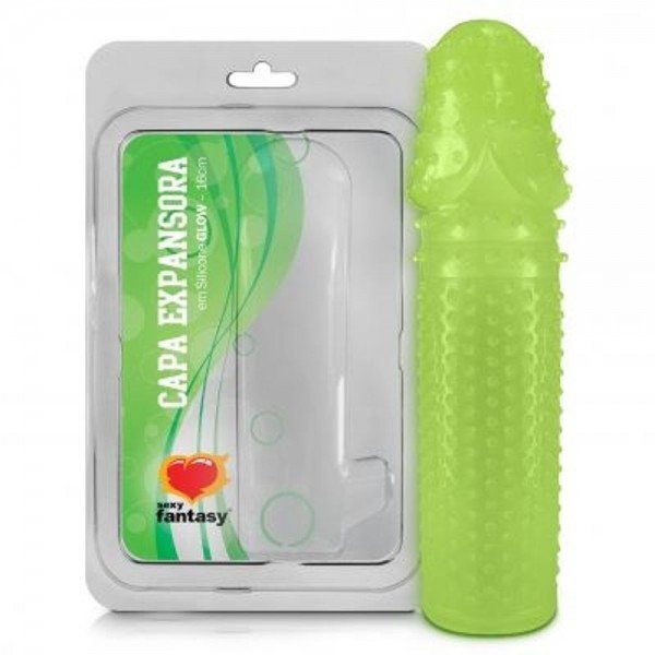 CAPA EXPANSORA GLOW ( BRILHA NO ESCURO ) 16CM SEXY FANTASY - 703 CAPA EXPANSORA GLOW ( BRILHA NO ESCURO ) 16CM SEXY FANTASY - 703