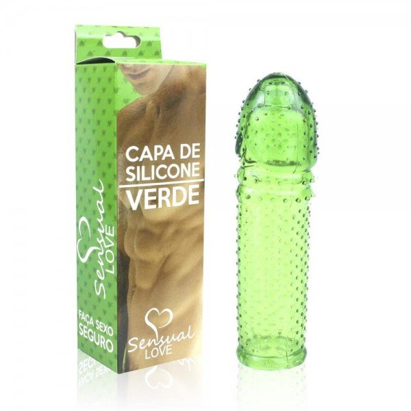 CAPA PENIANA EXTENDER 15CM - VERDE CAPA PENIANA EXTENDER 15CM - VERDE
