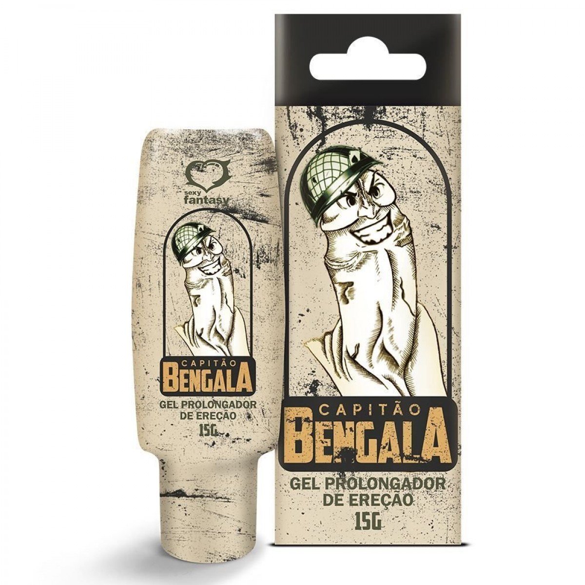 CAPITÃO BENGALA GEL PROLONGADOR DE EREÇÃO 15GR SEXY FANTASY - Chamas do Prazer Sex Shop CAPITÃO BENGALA GEL PROLONGADOR DE EREÇÃO 15GR SEXY FANTASY - Chamas do Prazer Sex Shop