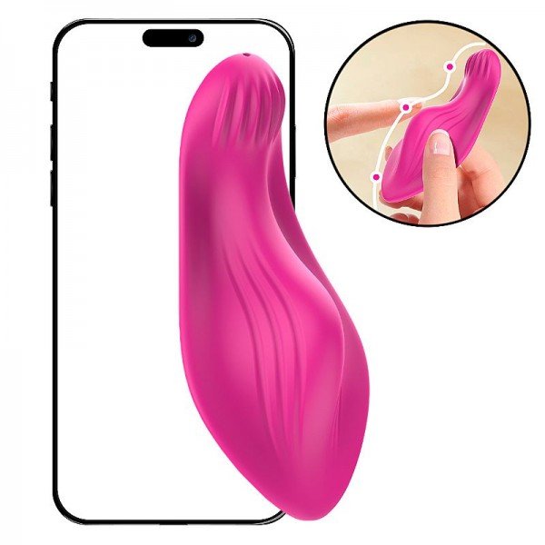 Vibrador de Calcinha - À Longa distância App - Celeste - SI