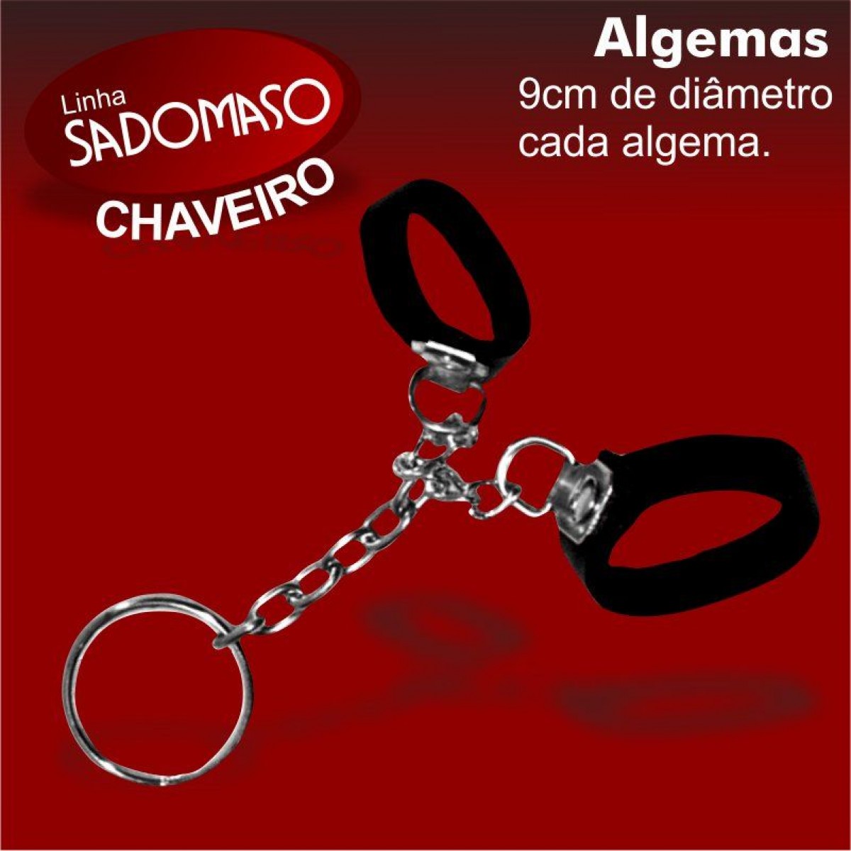 CHAVEIRO ALGEMA -  ATMOSFERA DO SADO - Chamas do Prazer Sex Shop