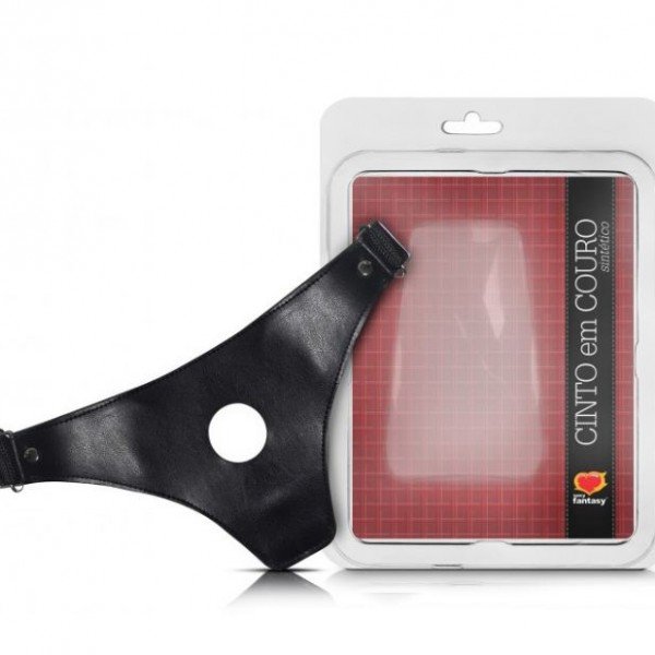 CINTA EM COURO COM ARGOLAS DE REGULAGEM - SEXY FANTASY  - 802