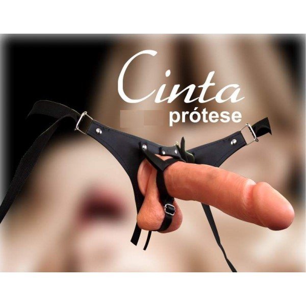 CINTA PENIANA E PÊNIS REALÍSTICO COM ESCROTO - 18X4,4 CM - SEXY FANTASY CINTA PENIANA E PÊNIS REALÍSTICO COM ESCROTO - 18X4,4 CM - SEXY FANTASY
