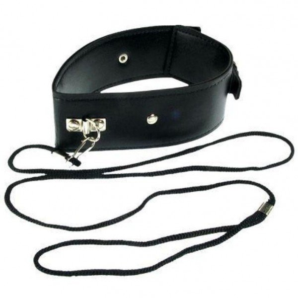 COLEIRA COM GUIA 100CM - DOMINATRIX