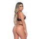 Conjunto com Calcinha Delicia Patitex - Preto - GG Conjunto com Calcinha Delicia Patitex - Preto - GG