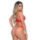 Conjunto com Calcinha Gostosa Patitex - Vermelho - M Conjunto com Calcinha Gostosa Patitex - Vermelho - M