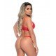Conjunto com Calcinha Safada Patitex - Vermelho - G Conjunto com Calcinha Safada Patitex - Vermelho - G