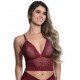 Conjunto Caleçon em Renda sem Bojo Jô Lingerie - Vinho - G Conjunto Caleçon em Renda sem Bojo Jô Lingerie - Vinho - G