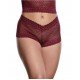 Conjunto Caleçon em Renda sem Bojo Jô Lingerie - Vinho - G Conjunto Caleçon em Renda sem Bojo Jô Lingerie - Vinho - G