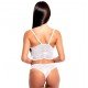 Conjunto Cropped Fio Dental Rendado Sensual Love - Branco - M Conjunto Cropped Fio Dental Rendado Sensual Love - Branco - M