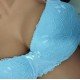 Conjunto Lavínia Em Renda Com Calcinha Fio Dental String Mil Toques - Frozen ( Azul ) -M Conjunto Lavínia Em Renda Com Calcinha Fio Dental String Mil Toques - Frozen ( Azul ) -M