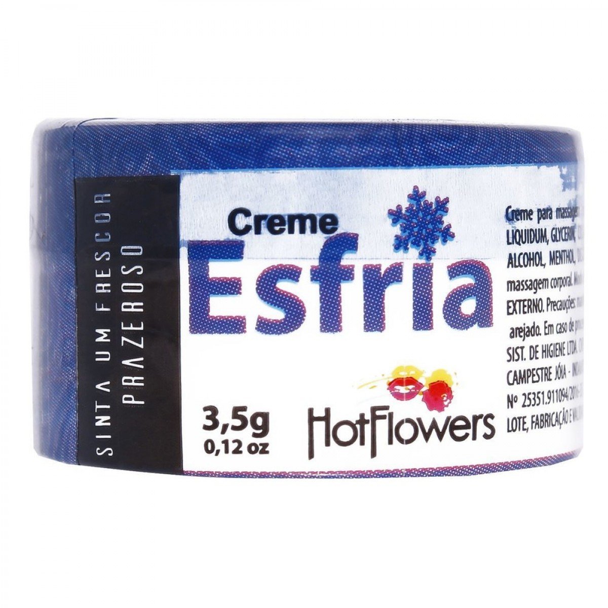 CREME ESFRIA EXCITANTE 3,5G HOT FLOWERS - Chamas do Prazer Sex Shop