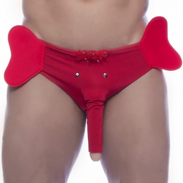 CUECA SEXY ELEFANTE SAPEKA - VERMELHA CUECA SEXY ELEFANTE SAPEKA - VERMELHA