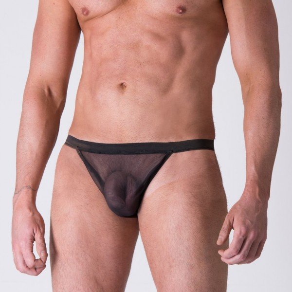 Cueca Tule Preto