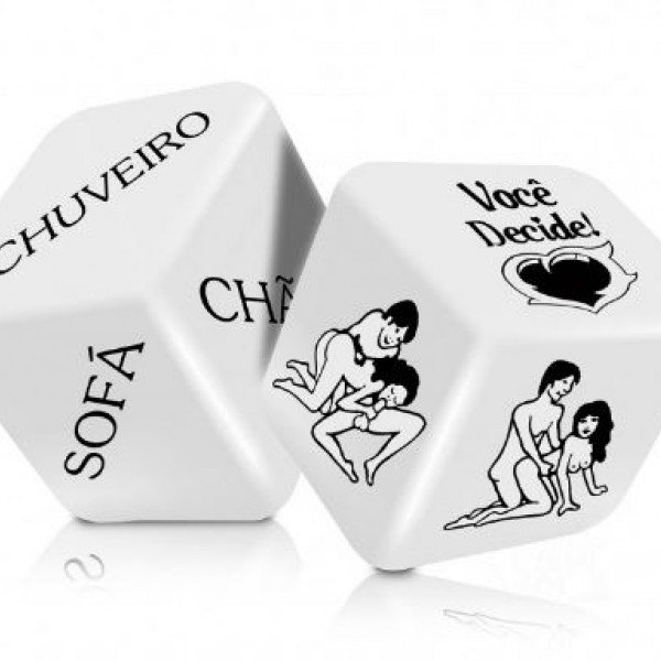 DADO JOGO DO PRAZER HOT COM 2 UNIDADES