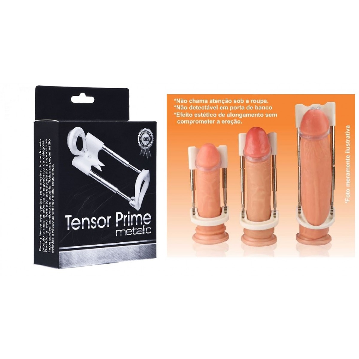 DESENVOLVEDOR PENIANO - Tensor Prime Metalic Banda Exclusiva - Tensor Prime - Chamas do Prazer Sex Shop