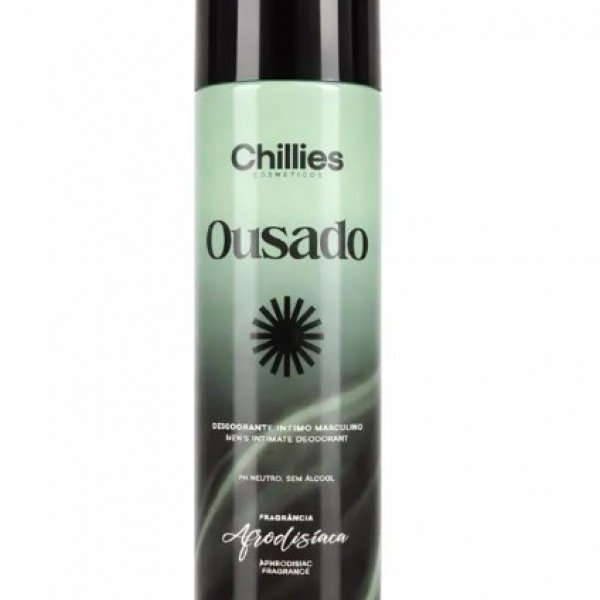 Ousado Desodorante Íntimo Masculino em Aerosol 90g Chillies