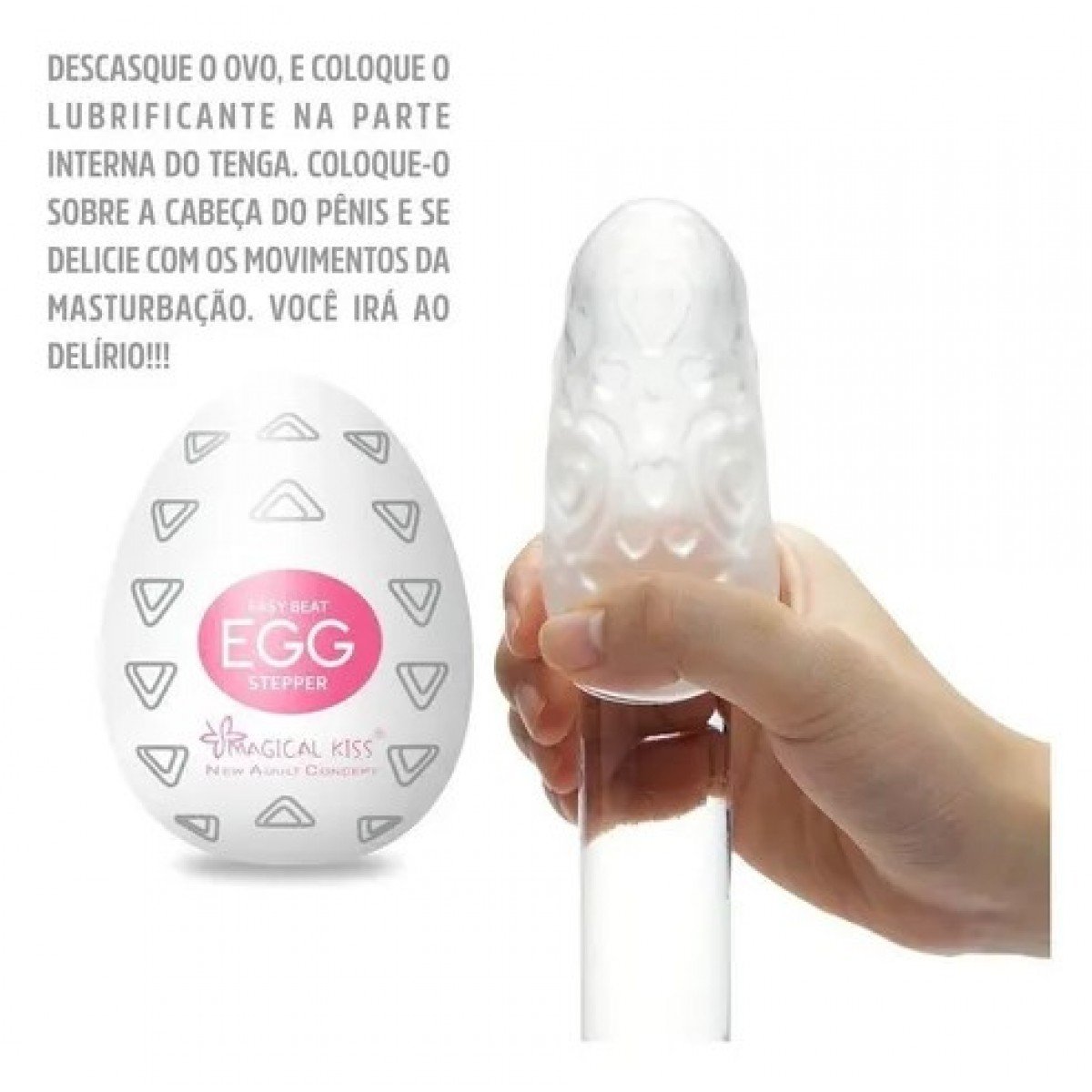 Egg Masturbador Magical Kiss - STEPPER