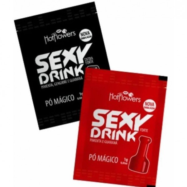 Sexy Drink Pó Mágico Extra Forte Hot Flowers