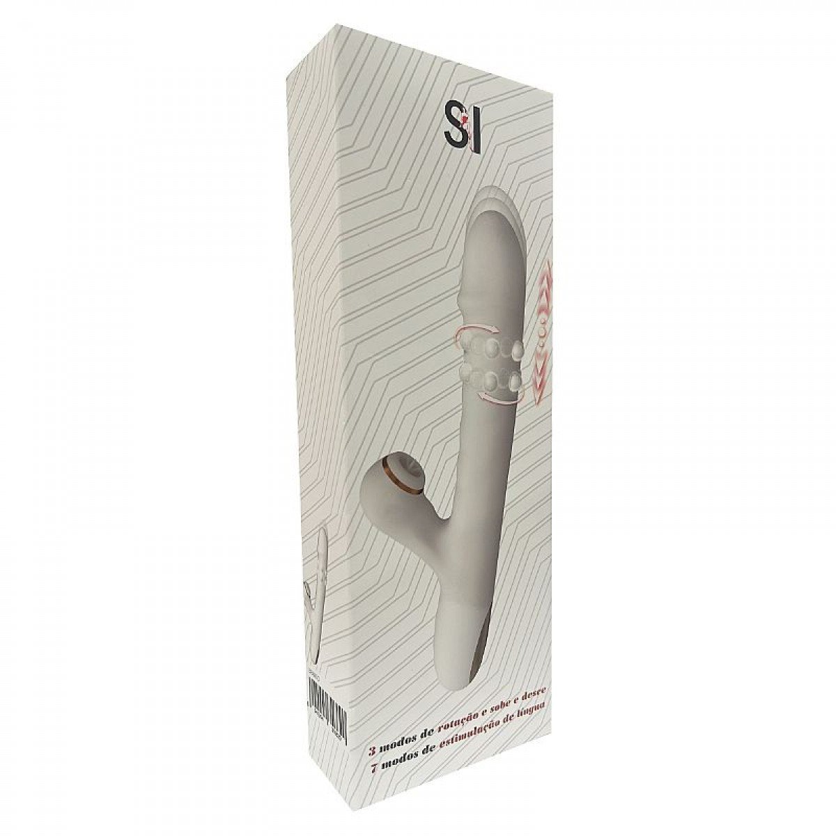 Vibrador de Ponto G e Clitóris com Vai e Vem de Esferas - SI Vibrador de Ponto G e Clitóris com Vai e Vem de Esferas - SI