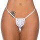 FIO DENTAL FLOWER PIMENTA SEXY - BRANCO - Chamas do Prazer Sex Shop