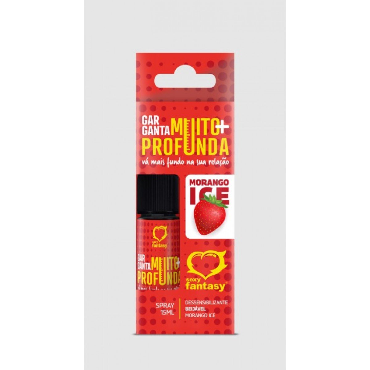 SPRAY DESSENSIBILIZANTE GARGANTA MUITO + PROFUNDA 15ML SEXY FANTASY - Chamas do Prazer Sex Shop