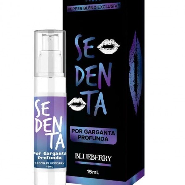 Sedenta por Garganta Profunda Dessensibilizante Oral Extra Forte 18ml Pepper Blend - Blueberry 