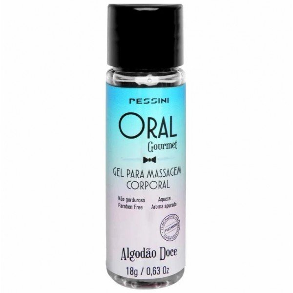 Mini Oral Gourmet Sabor No Amor 18G Pessini - ALGODÃO DOCE Mini Oral Gourmet Sabor No Amor 18G Pessini - ALGODÃO DOCE