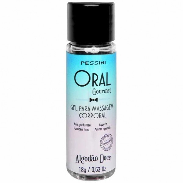 Mini Oral Gourmet Sabor No Amor 18G Pessini - ALGODÃO DOCE