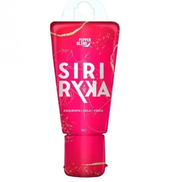 Siri Ryka Gel Comestível Esquenta, Gela e Vibra 18g - Pepper Blend