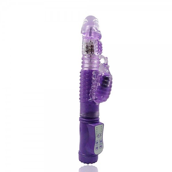 Jack Rabbit Vai e Vem - 36 Níveis de Vibrações - 26 cm - Roxo Jack Rabbit Vai e Vem - 36 Níveis de Vibrações - 26 cm - Roxo